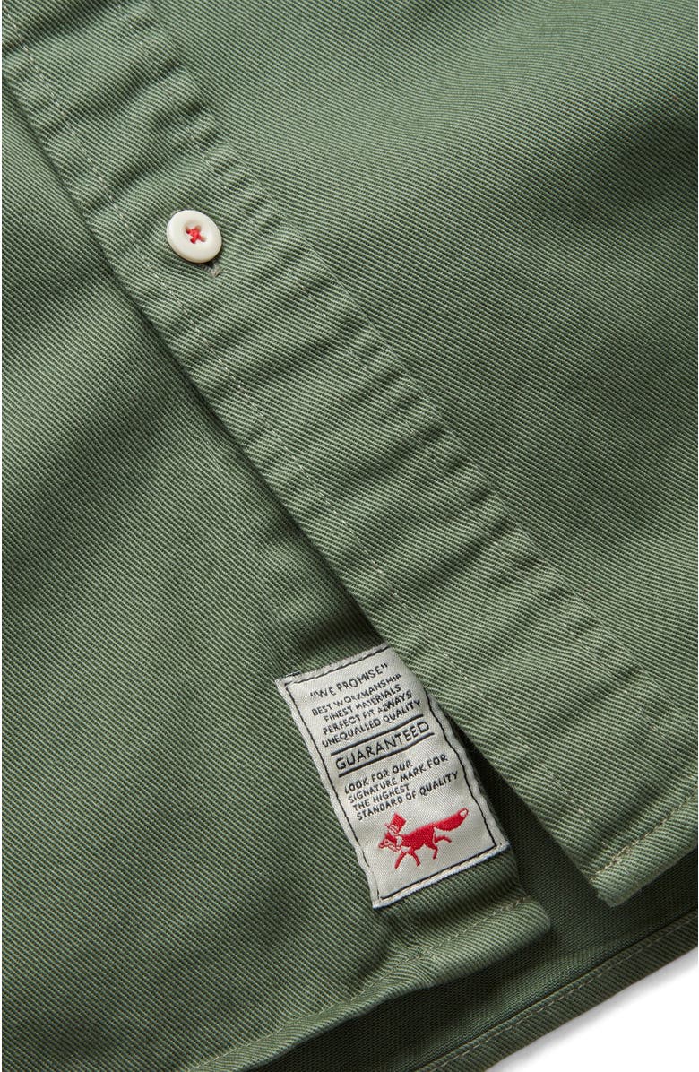 Aubin Normanby Button Up Shirt, Alternate, color, Dark Khaki