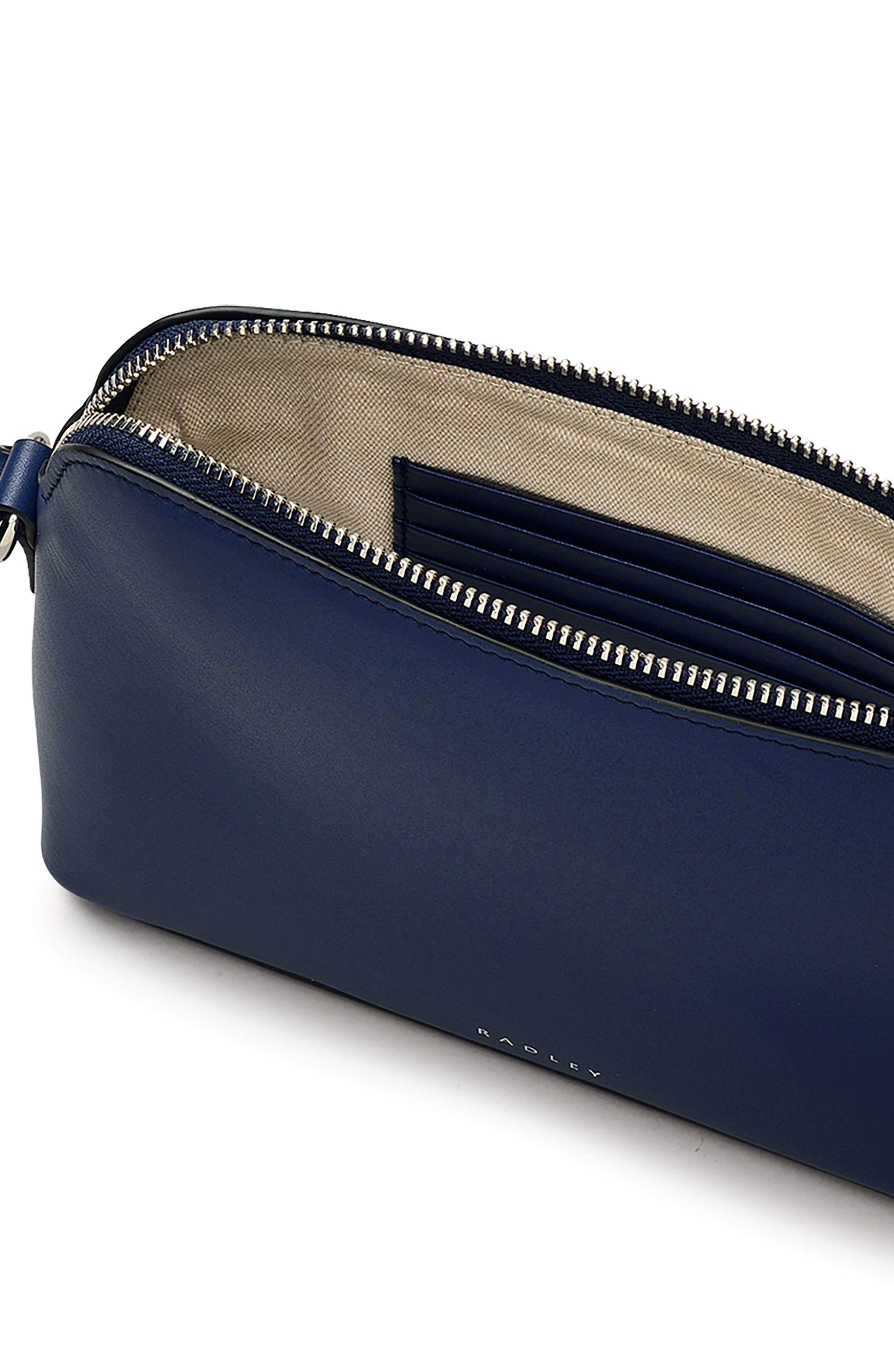 Radley Bow Street Top Zip Crossbody Bag, Alternate, color, Evenfall