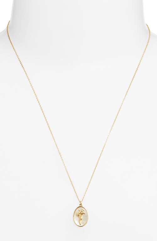 Set & Stones Katrina Birth Flower Pendant Necklace