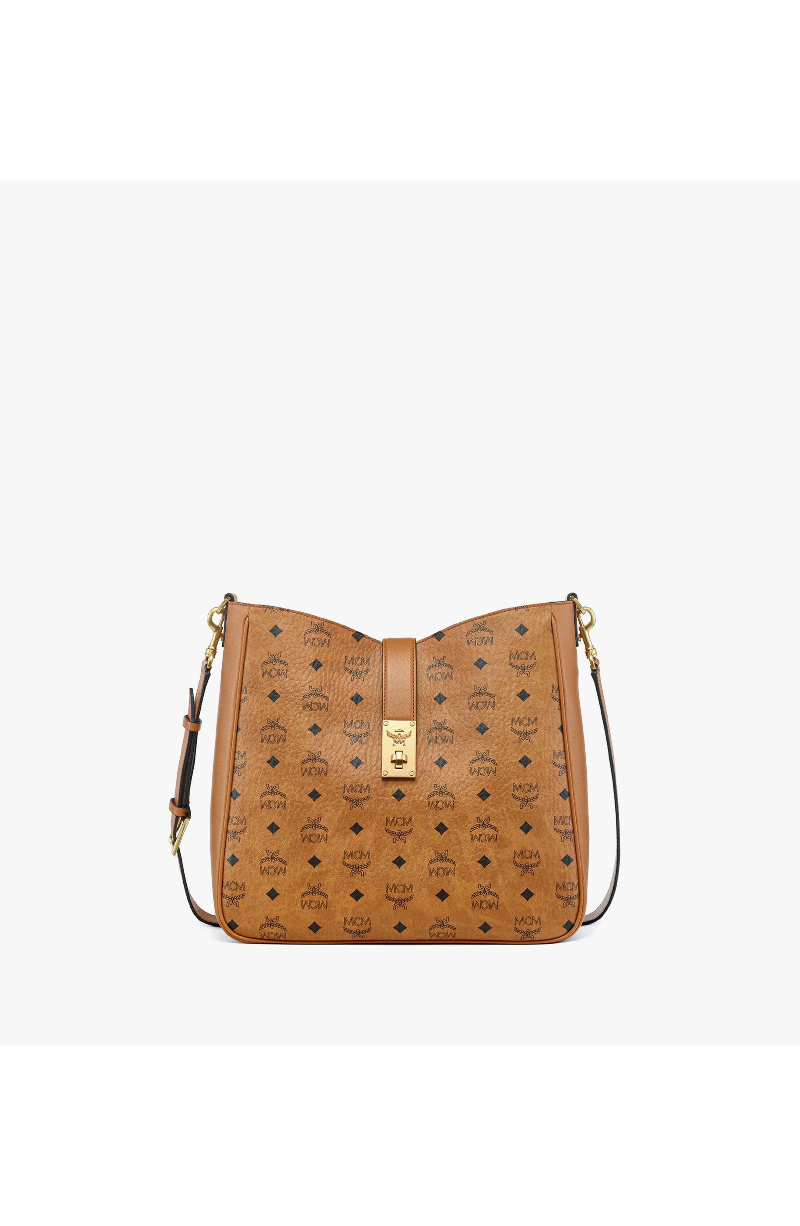 Large Tracy Hobo in Visetos, Main, color, Cognac