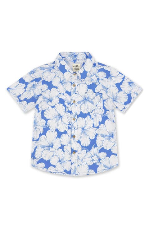Kids' Print Short Sleeve Button-Up Shirt (Baby & Toddler)
