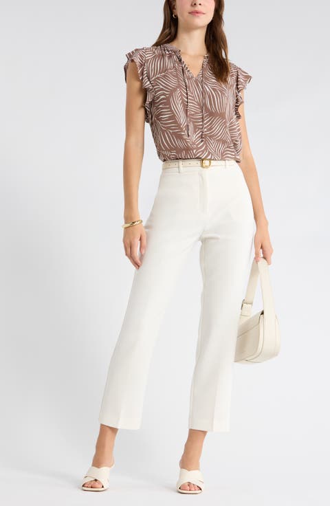 Slim Fit Ankle Pants