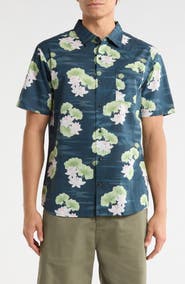 Roark Journey Floral Short Sleeve Button-Up Shirt