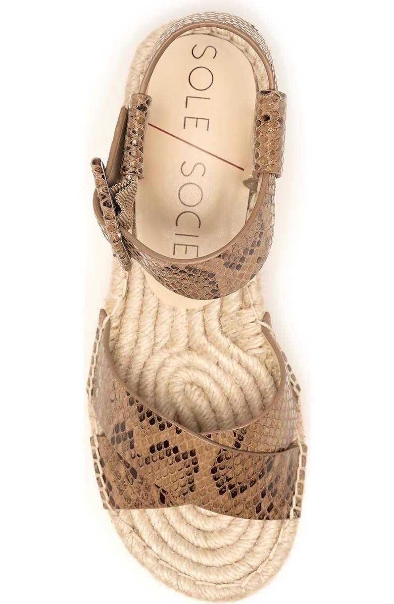 Sole Society Audrina Platform Espadrille Sandal, Alternate, color,