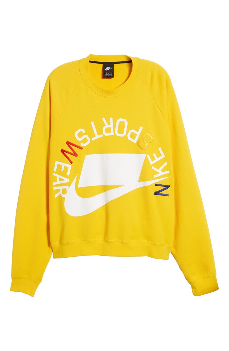 Nike Embroidered Crewneck Sweatshirt, Alternate, color,