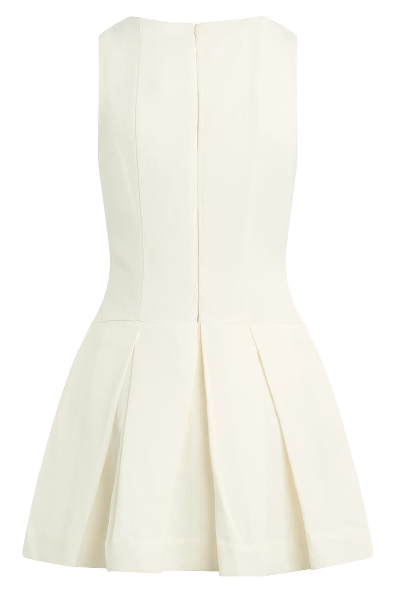 x 'Nobody Wants This' Anything Can Happen Pleated Minidress, Alternate, color, IVORY