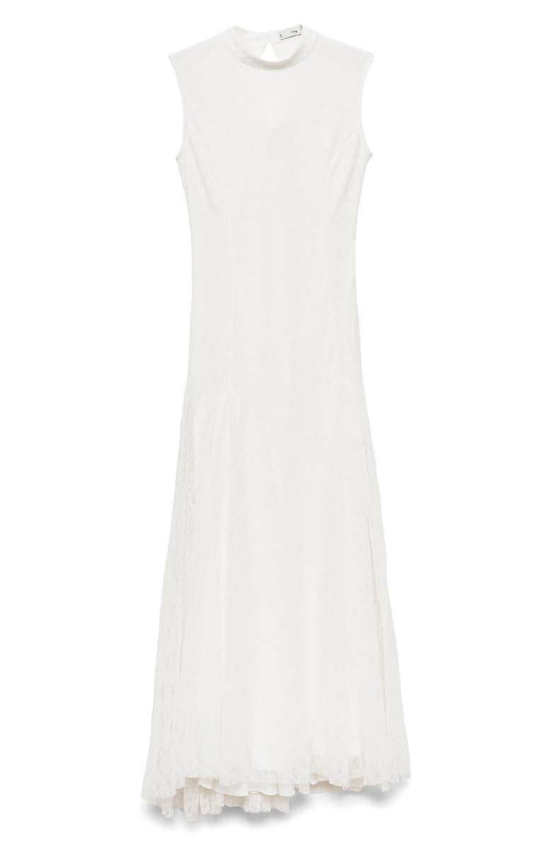 MANGO Lace Godet Sleeveless Gown, Alternate, color,