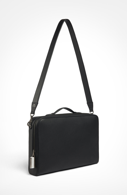 Aviteur Cristallo Soft Laptop Briefcase In Black