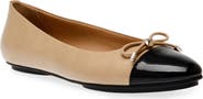 Anne Klein Luci Cap Toe Ballet Flat