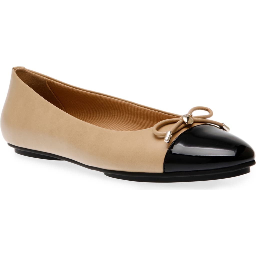Anne Klein Luci Cap Toe Ballet Flat In Multi