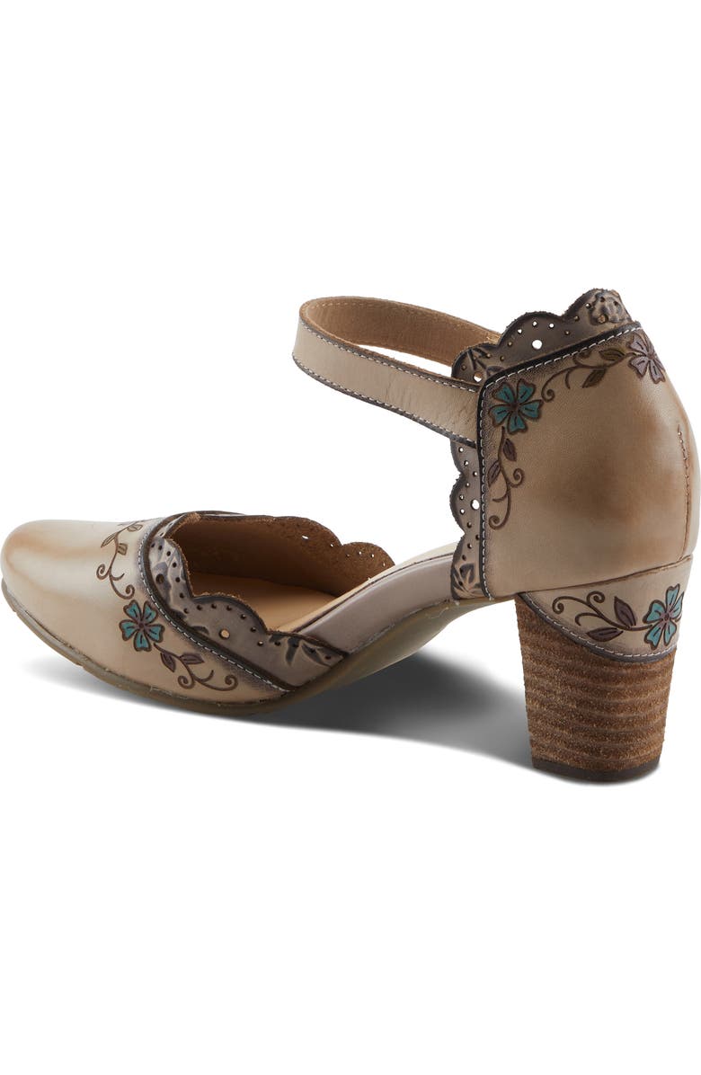 L'Artiste by Spring Step Sayyes Ankle Strap Pump, Alternate, color, Beige Multi