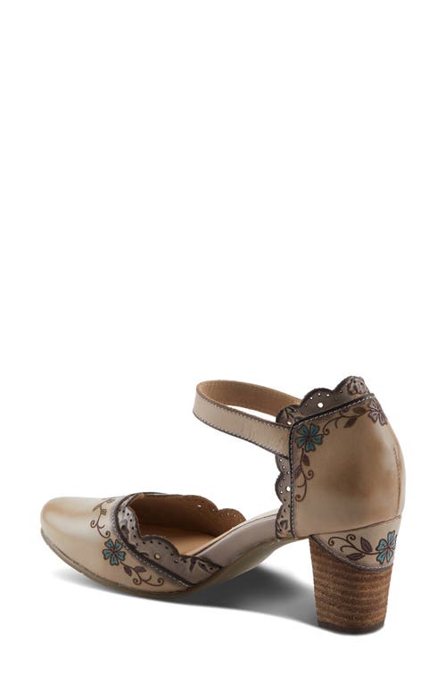 L'artiste By Spring Step Sayyes Ankle Strap Pump In Multi
