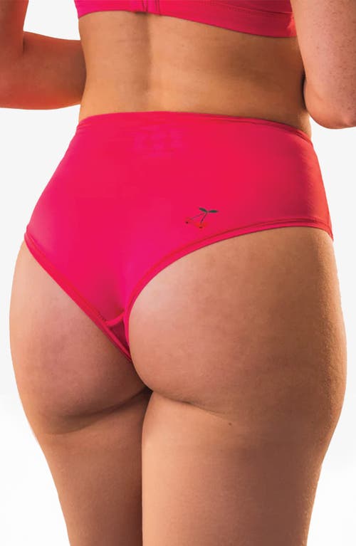 Cheeky Cherry Leakproof Everyday Liner Ultra Smooth Full Brief In Cheeky Pink