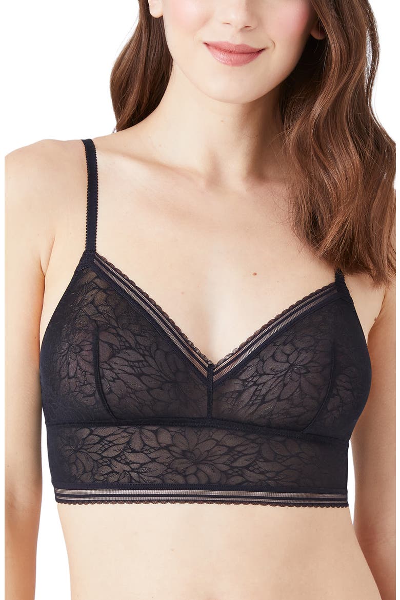 Etched in Style Bralette, Main, color, NIGHT