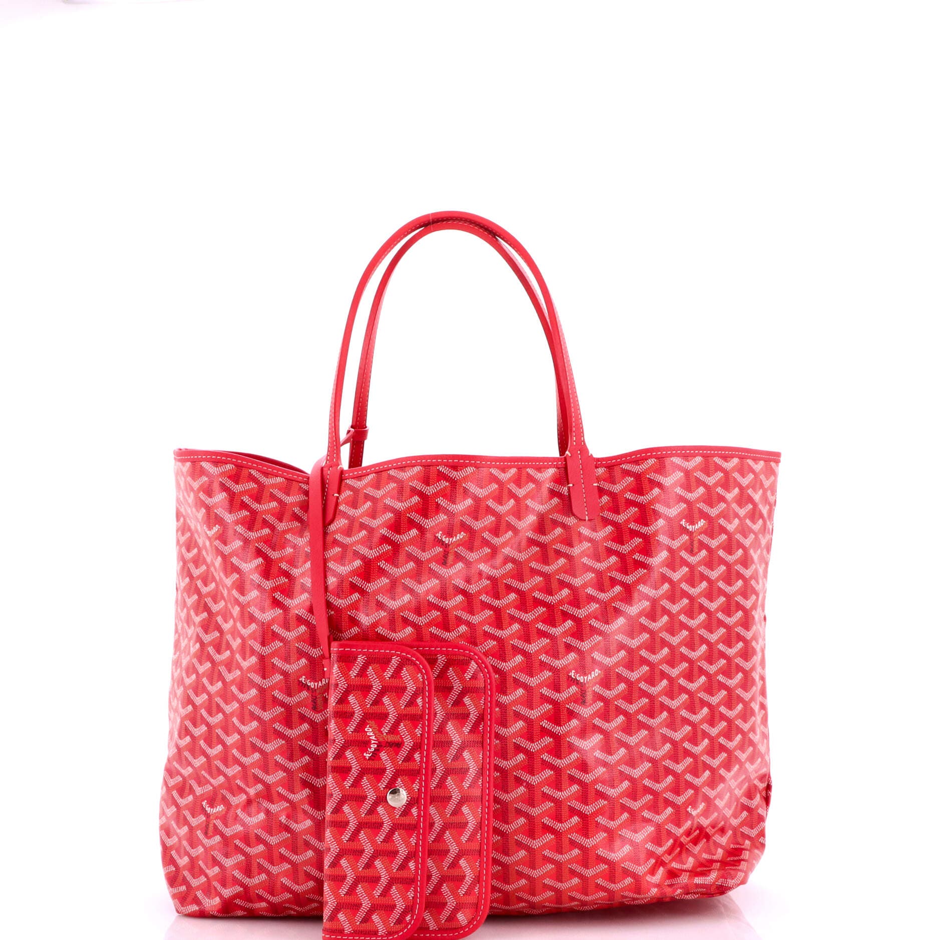 Saint Louis Reversible Tote Coated Canvas and Printed Canvas GM, Alternate, color, Pink