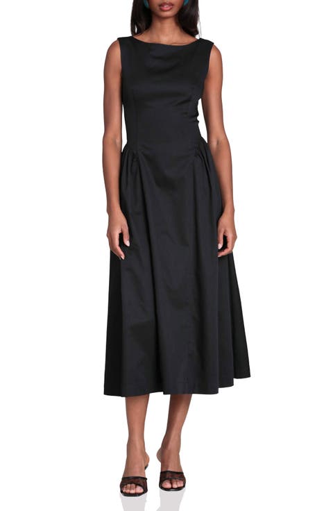 Fit & Flare Midi Dress