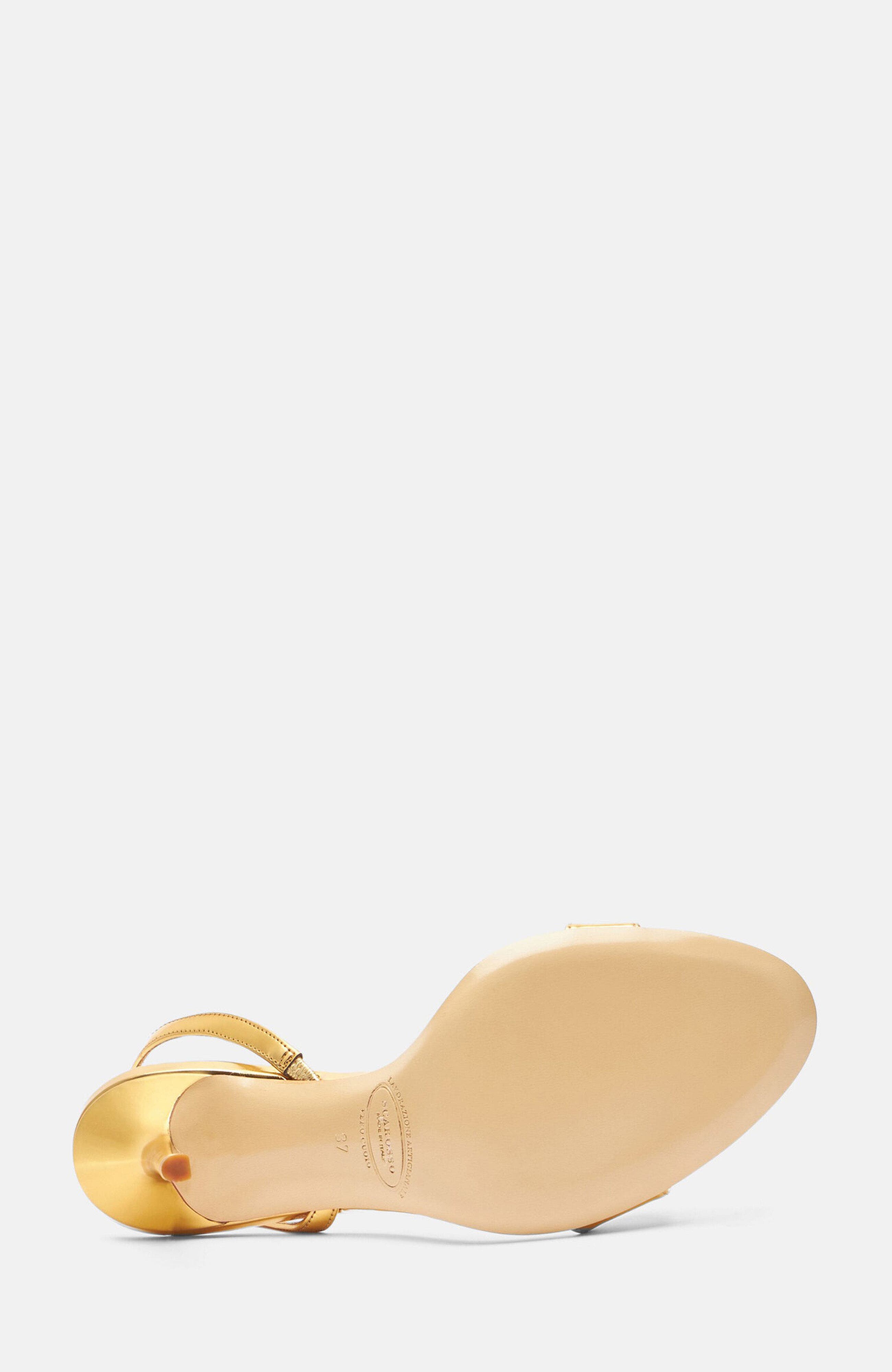 Paula Sandals, Alternate, color, Gold - Metal