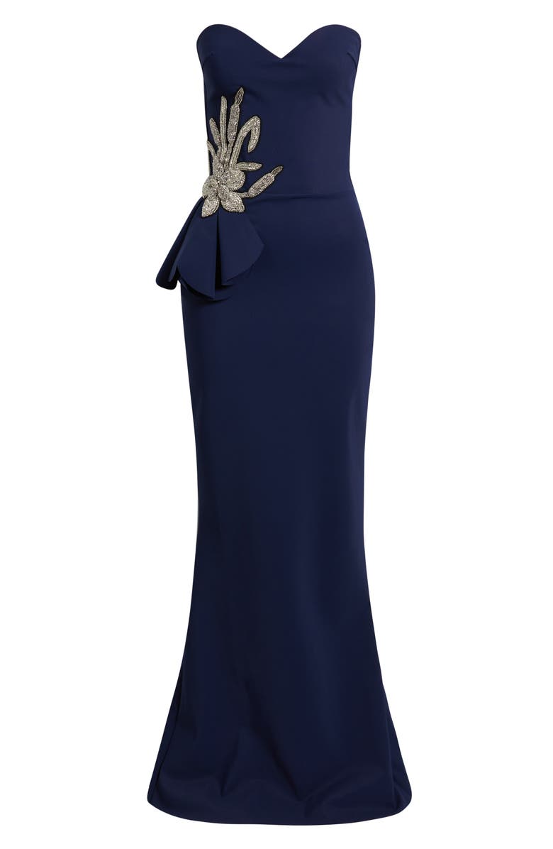 Chiara Boni La Petite Robe Grenawa Strapless Mermaid Gown, Alternate, color, 