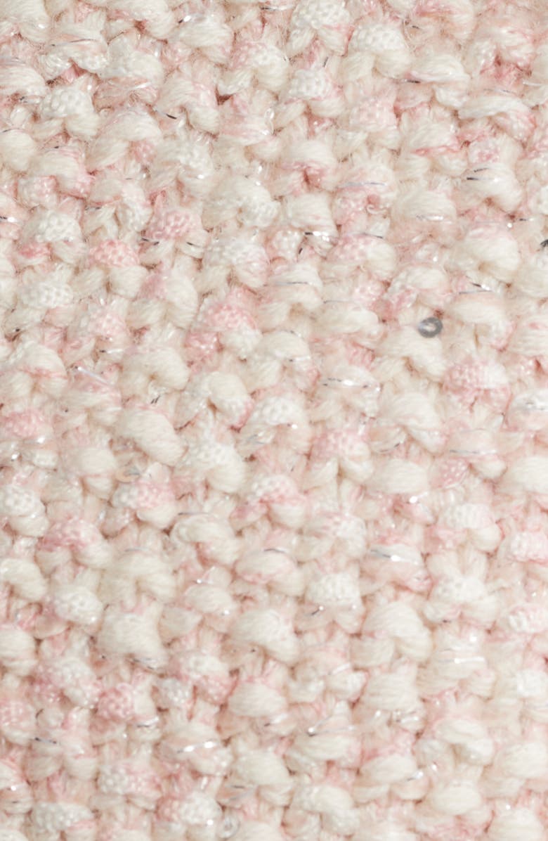 KOBI HALPERIN Marled Moss Sequin Cardigan, Alternate, color, Light Pink Multi