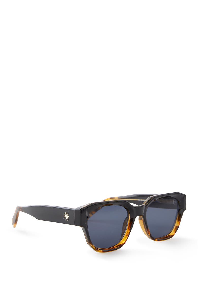 Cotton On Men's The Guestlist Sunglasses, Alternate, color, Black Tort Gradient Smoke