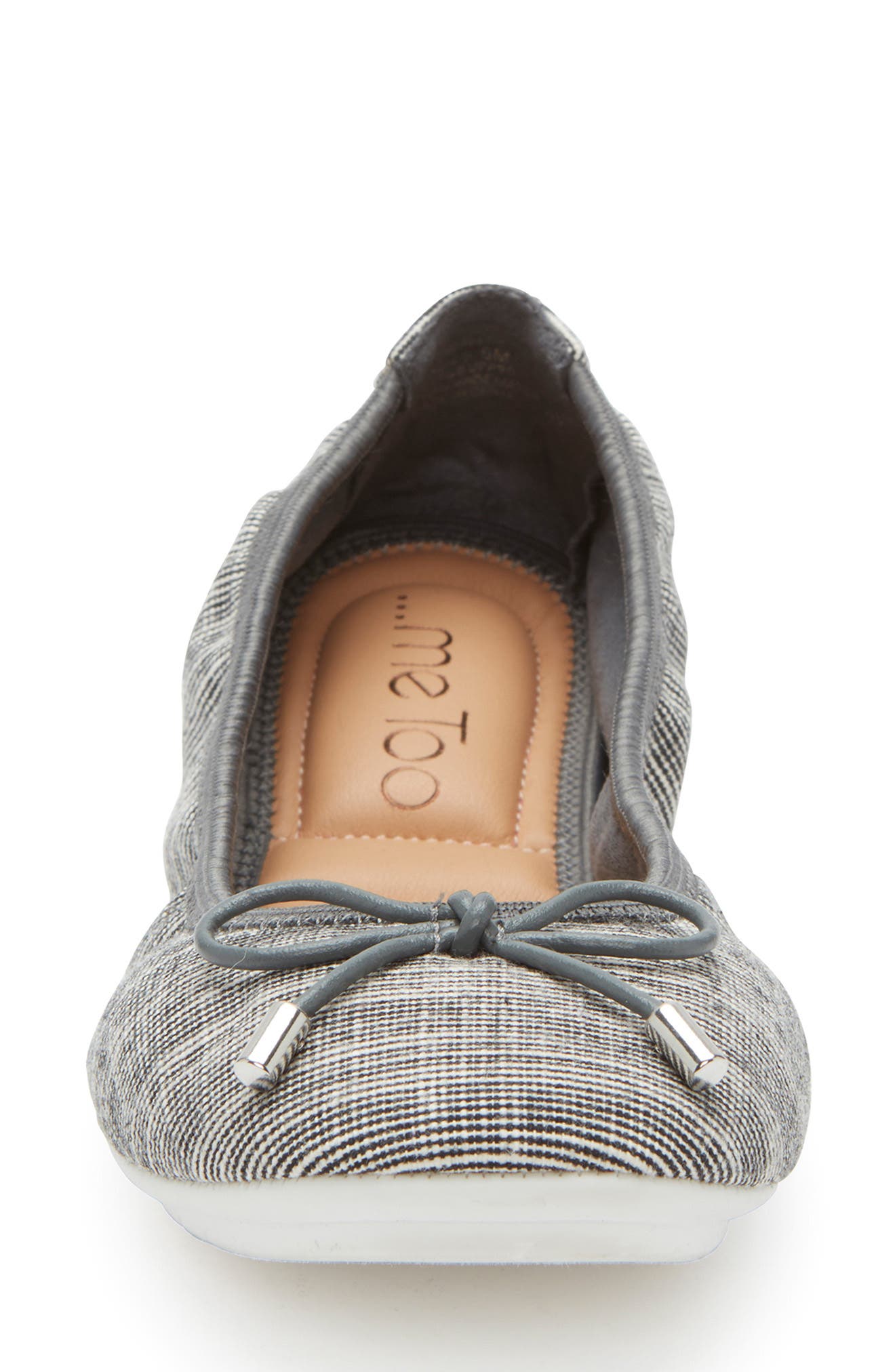 'Halle 2.0' Ballet Flat, Alternate, color, GREY LINEN FABRIC
