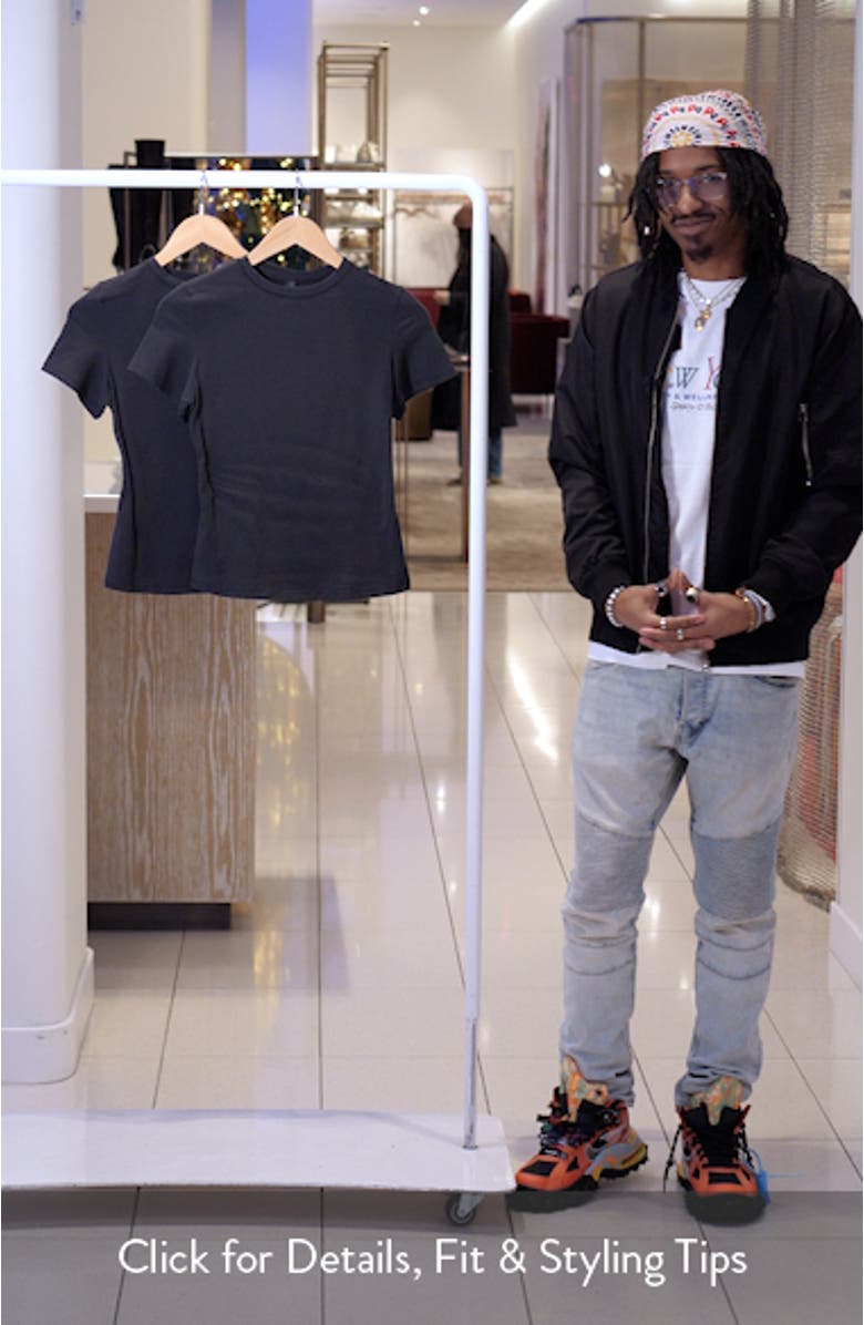 2-Pack Stretch Cotton Jersey T-Shirt, sales video thumbnail