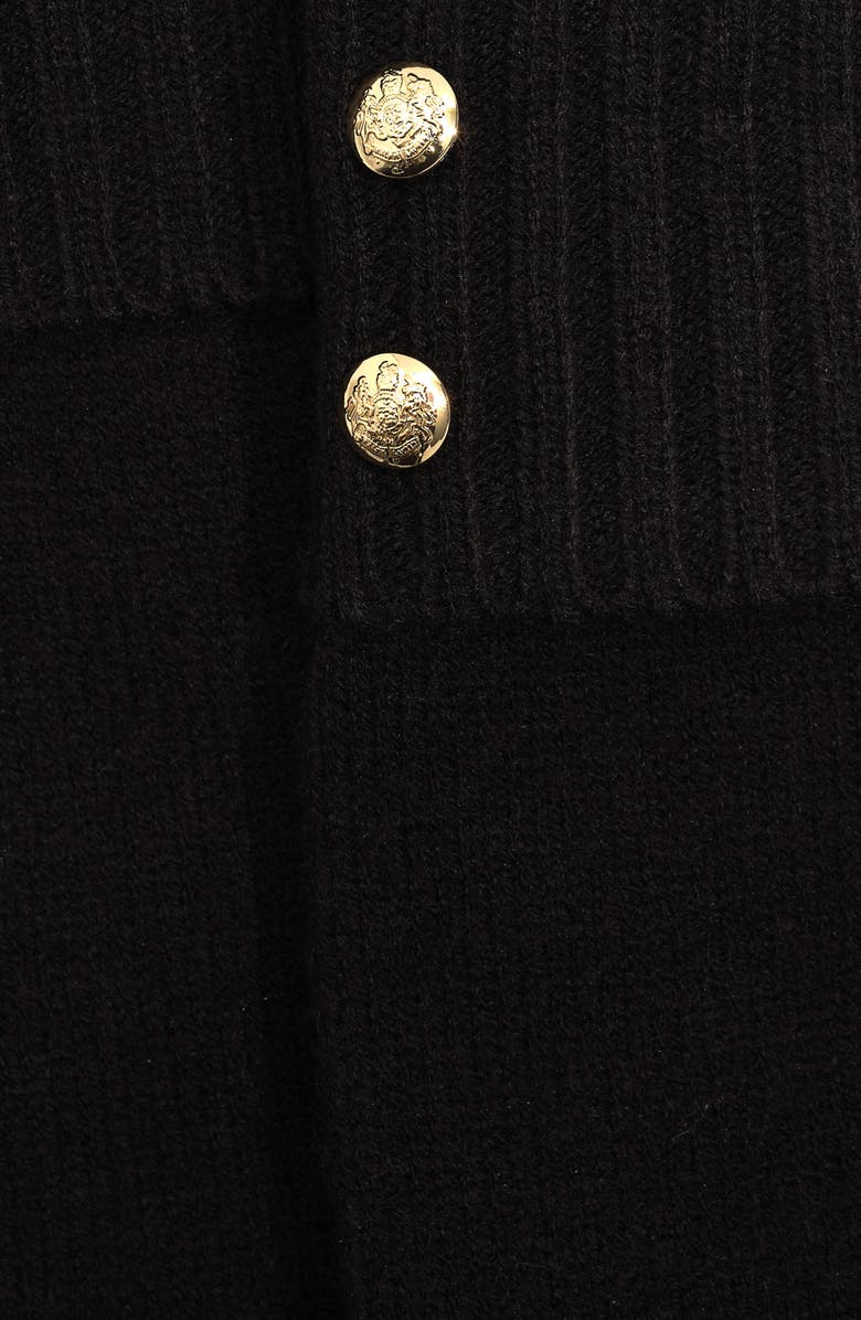 Lauren Ralph Lauren Crest Knit Glove, Alternate, color, Black
