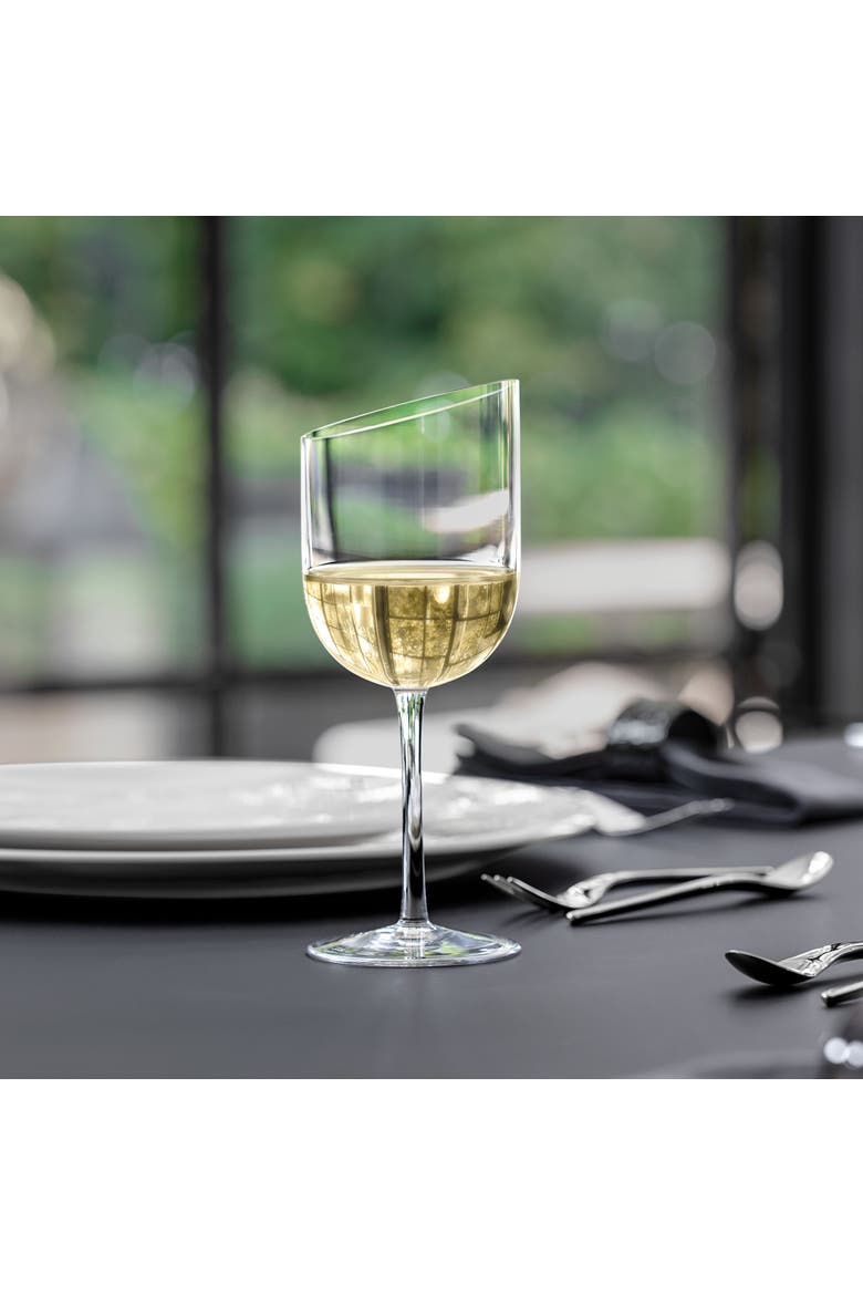 NewMoon White Wine  Set of 4, Alternate, color, clear