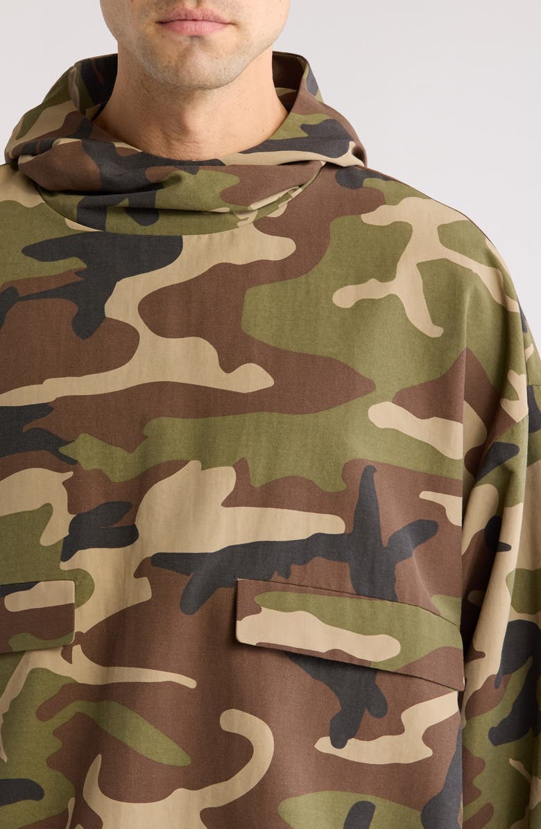 Fear of God Essentials Military Hooded Anorak, Alternate, color, 