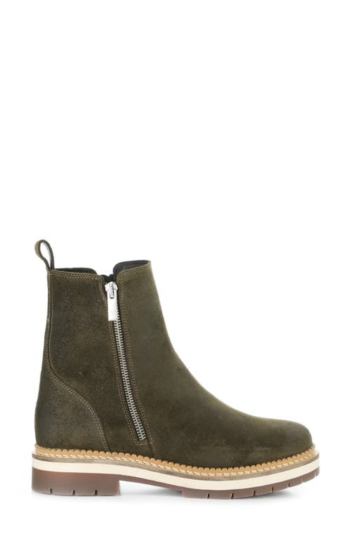Bos. & Co. Among Waterproof Lug Sole Bootie In Green