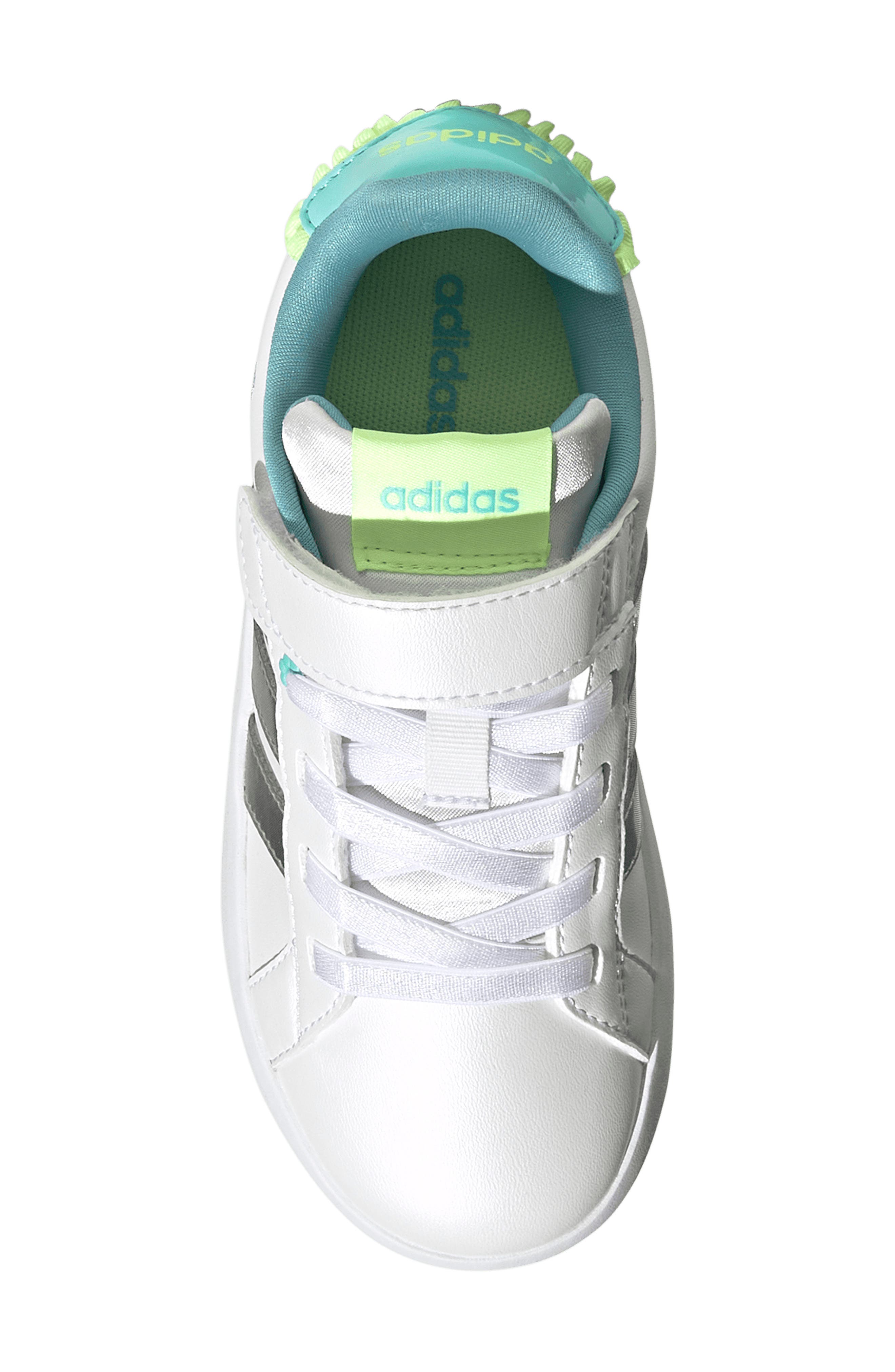 Kids' Grand Court 3.0 Sneaker, Alternate, color, FTWWHT/SIL