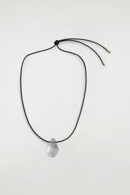 COS Domed Glass Pendant Necklace
