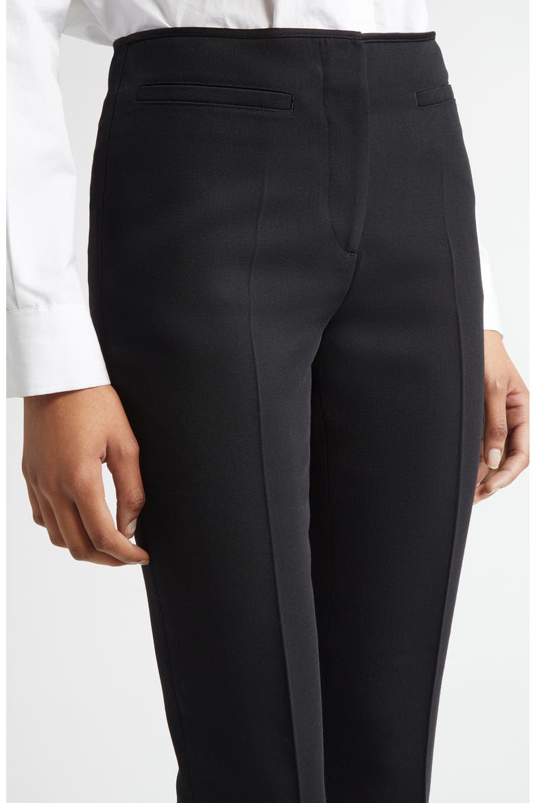 Low Waist Cigarette Trousers, Alternate, color, BLACK