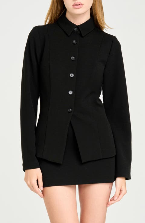 Monica Button Front Jacket