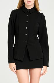 WAYF Monica Button Front Jacket