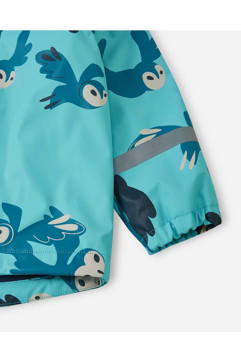 Koski Raincoat, Alternate, color, Aquamarine