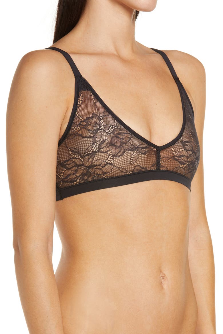 Pure 360 Reversible Bralette, Alternate, color, BLACK