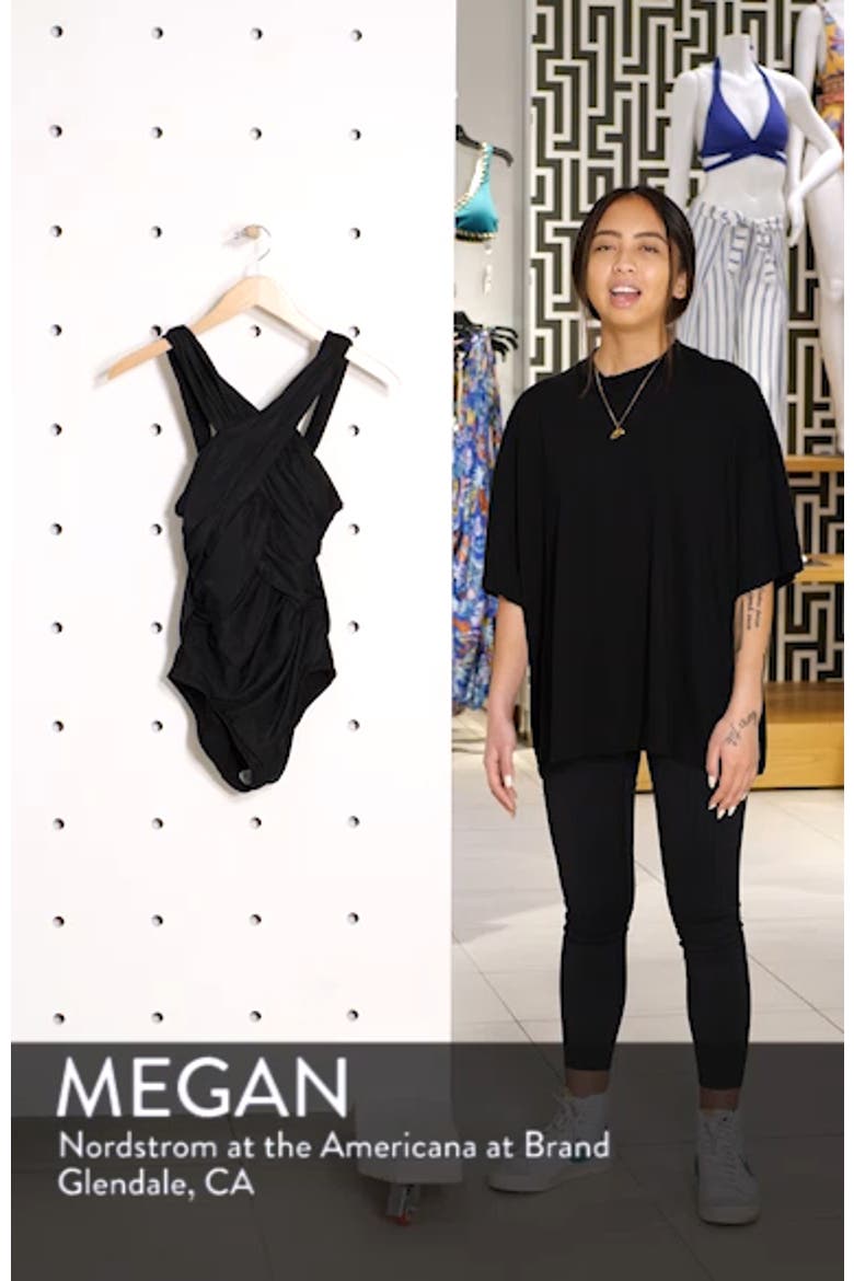 Crisscross One-Piece Swimsuit (Nordstrom Exclusive) video