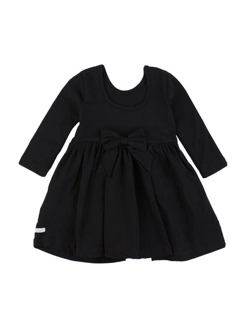 RUFFLEBUTTS RUFFLEBUTTS TODDLER GIRLS KNIT LONG SLEEVE TWIRL DRESS