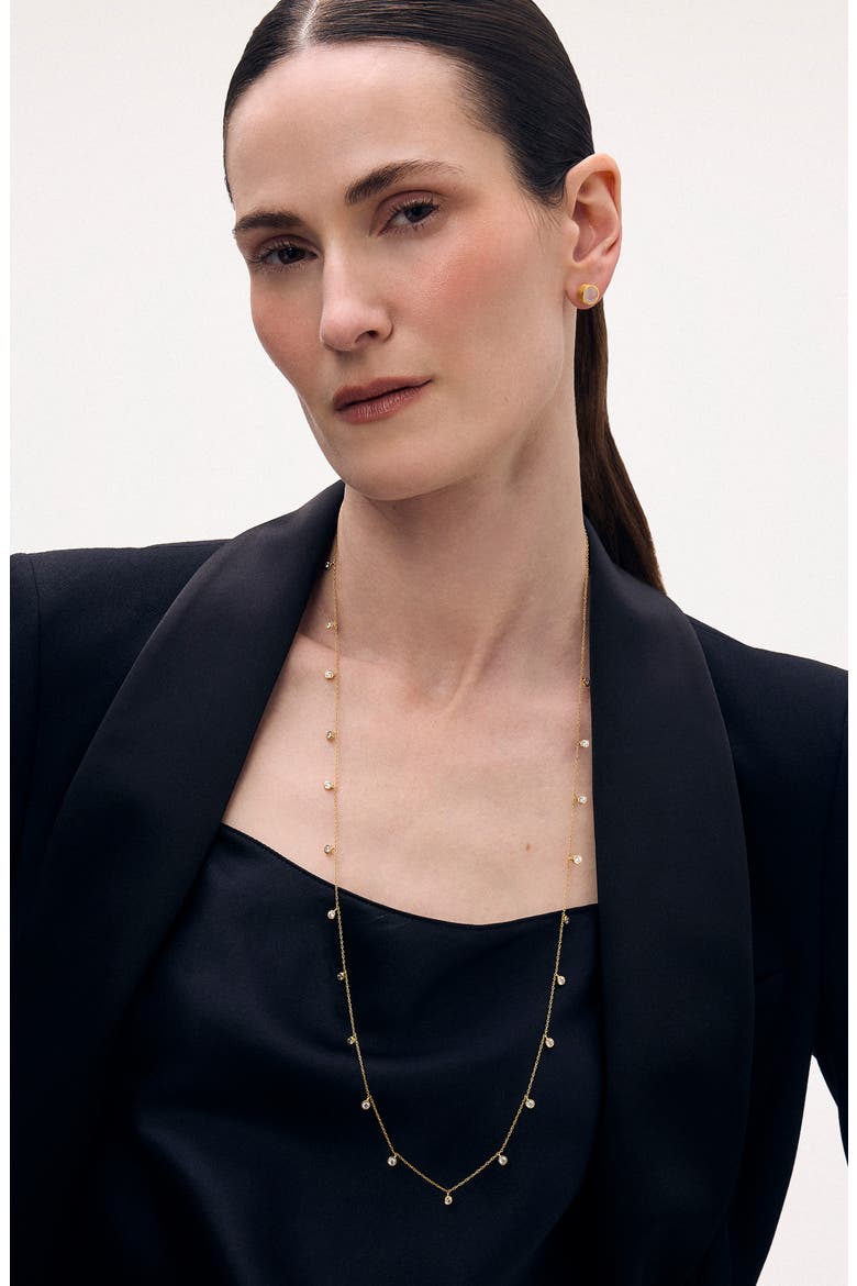 Orsay Necklace, Alternate, color, CLEAR CZ