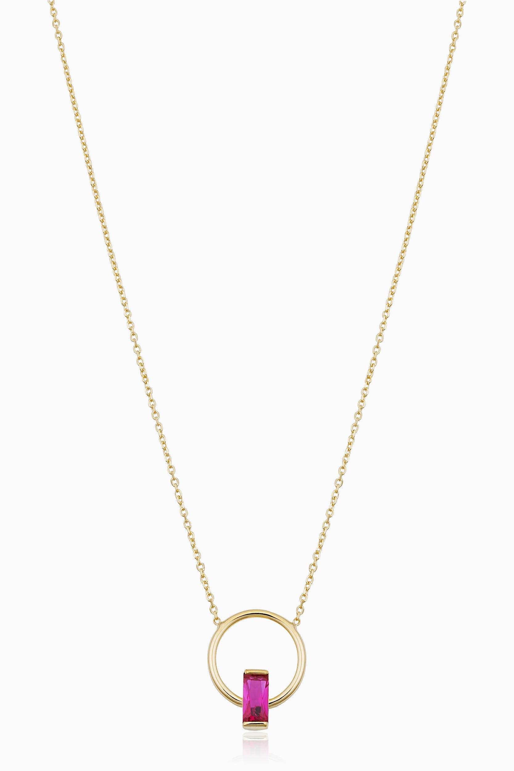 Gold - Ruby Zirconia