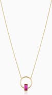 Oradina 14K Gold Bella Pendant Necklace