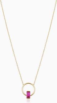 Oradina 14K Gold Bella Pendant Necklace