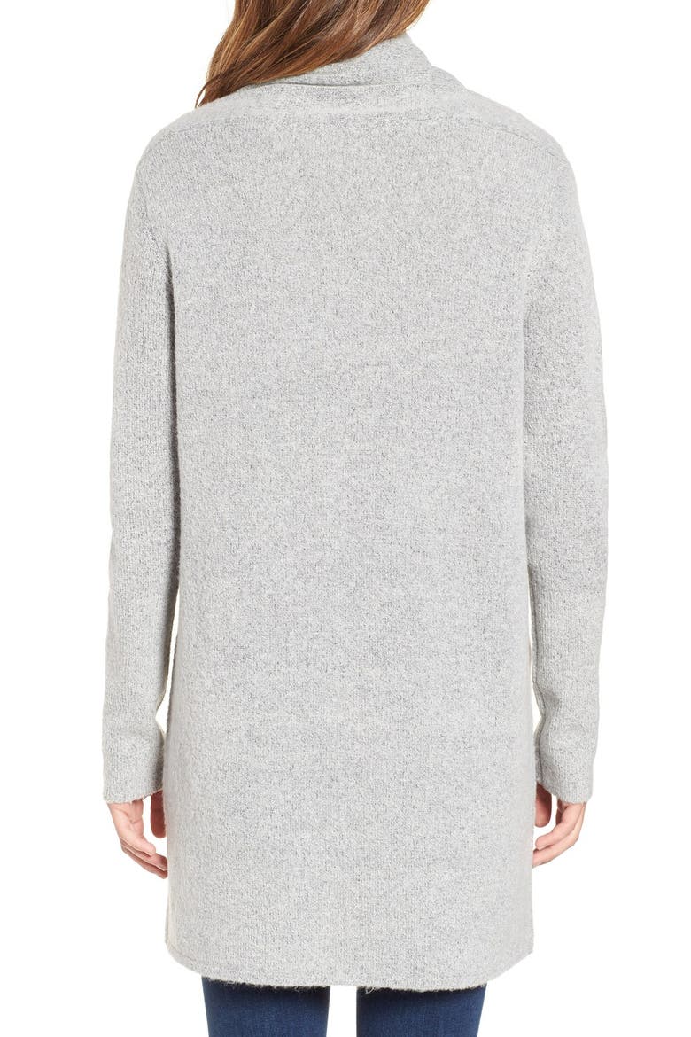 Cocoon Knit Cardigan, Alternate, color, GREY MEDIUM HEATHER