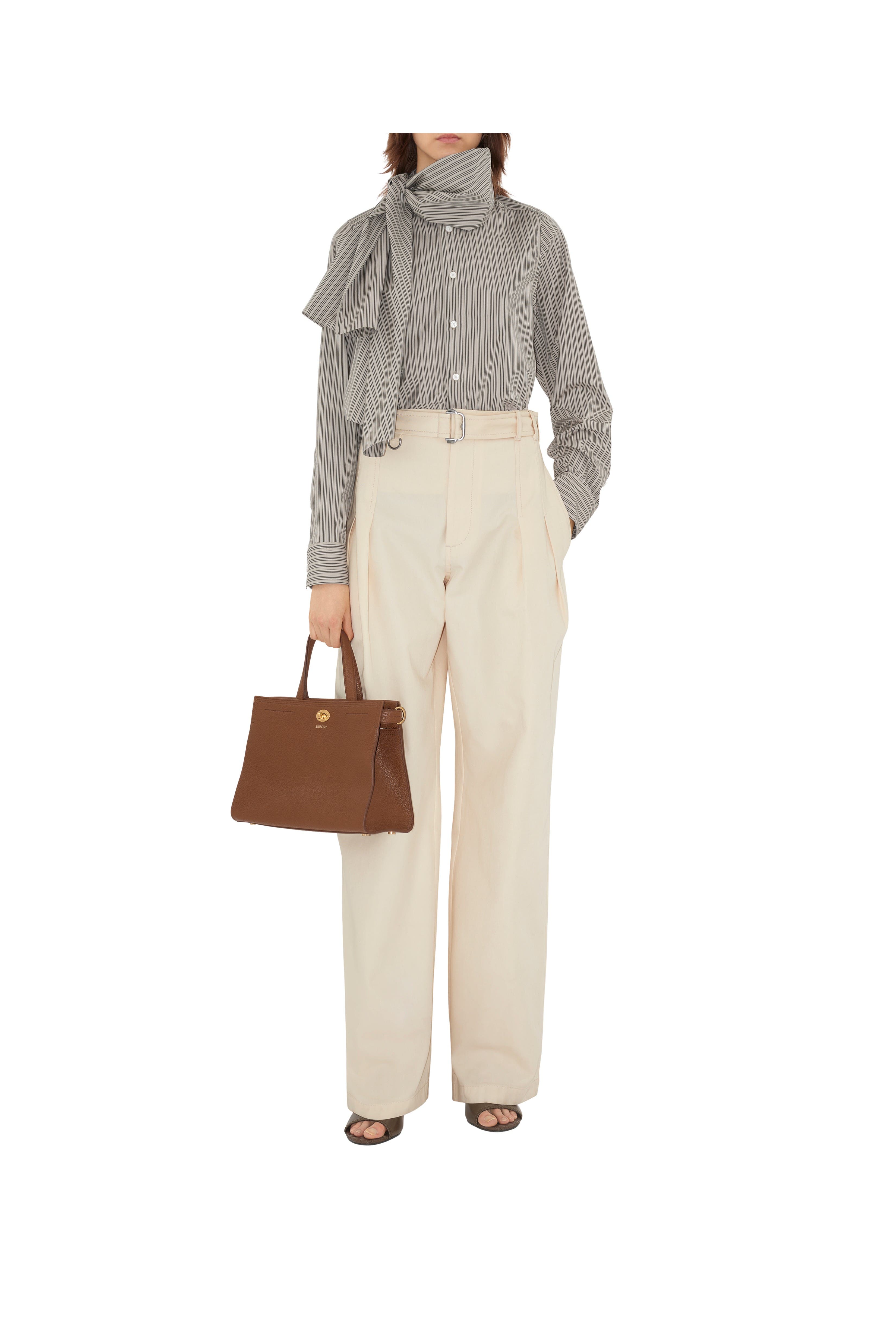 Burberry Small Cotswolds Tote, Alternate, color, Hazel