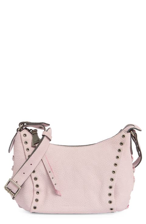 Austin Vibes Leather Studded Crossbody Bag