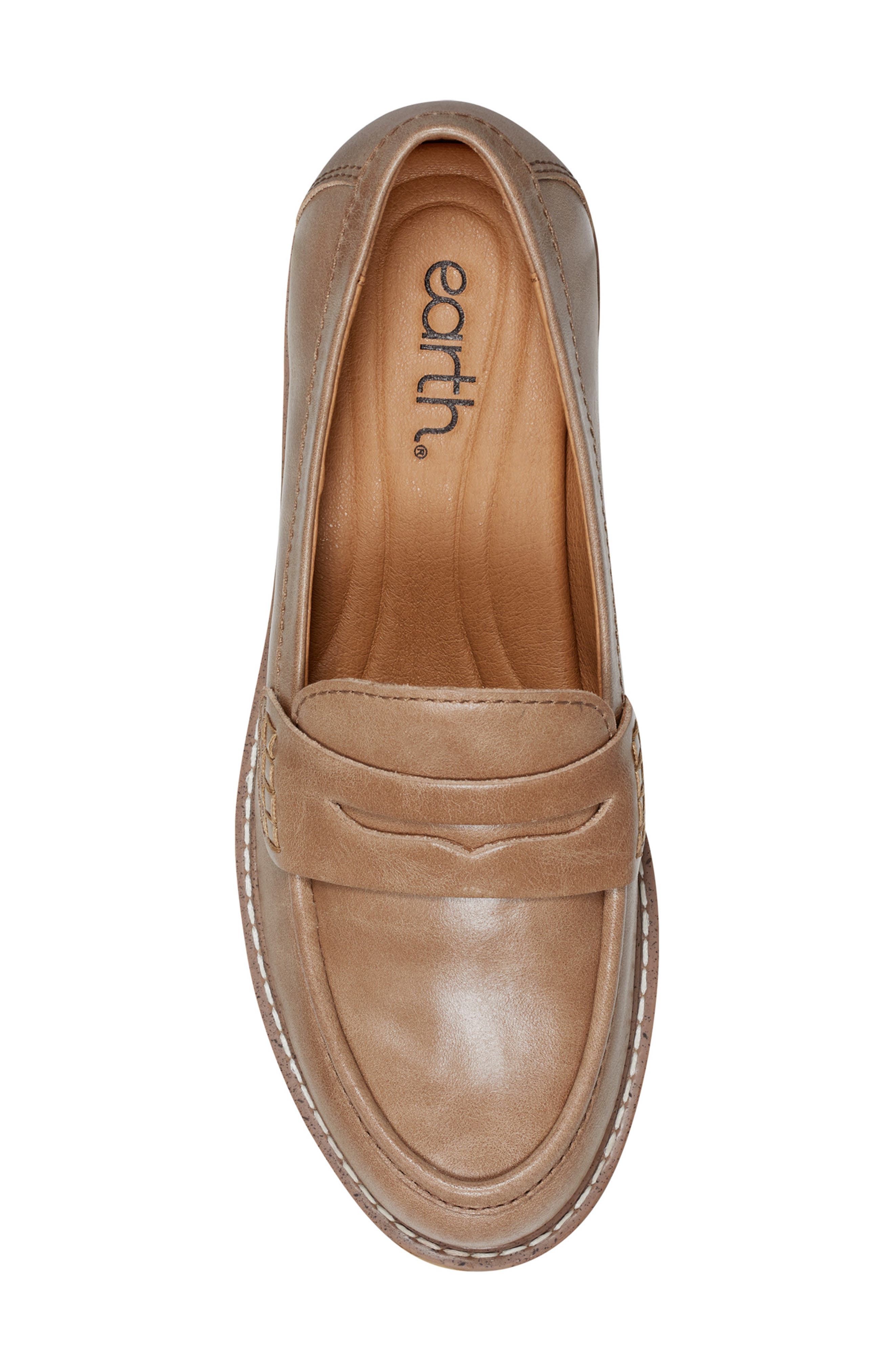 Earth<sup>®</sup> Javas Penny Loafer, Alternate, color, Light Brown