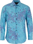 Lords of Harlech Nigel Button-Up Shirt