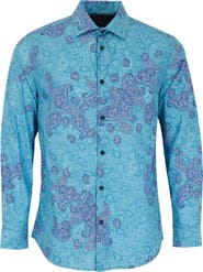 Lords of Harlech Nigel Button-Up Shirt