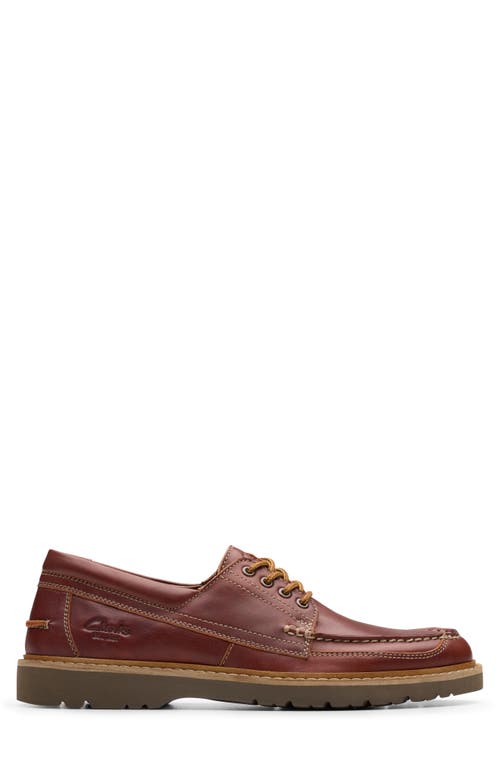 Clarks Men's Weltridge Moc Toe Casual Lace Up Shoe In Brown